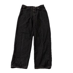 Brittania Jeans Mens 34x30 Black Relaxed Straight Leg Denim Vintage 90s Grunge